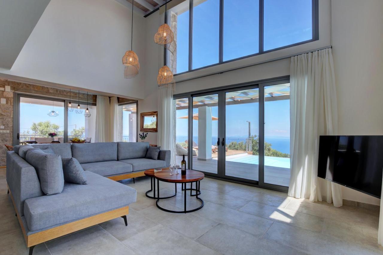 Tsakmakis Villas Luxury- Panoramic Sea View - Lefkada Tsoukaládhes Екстериор снимка