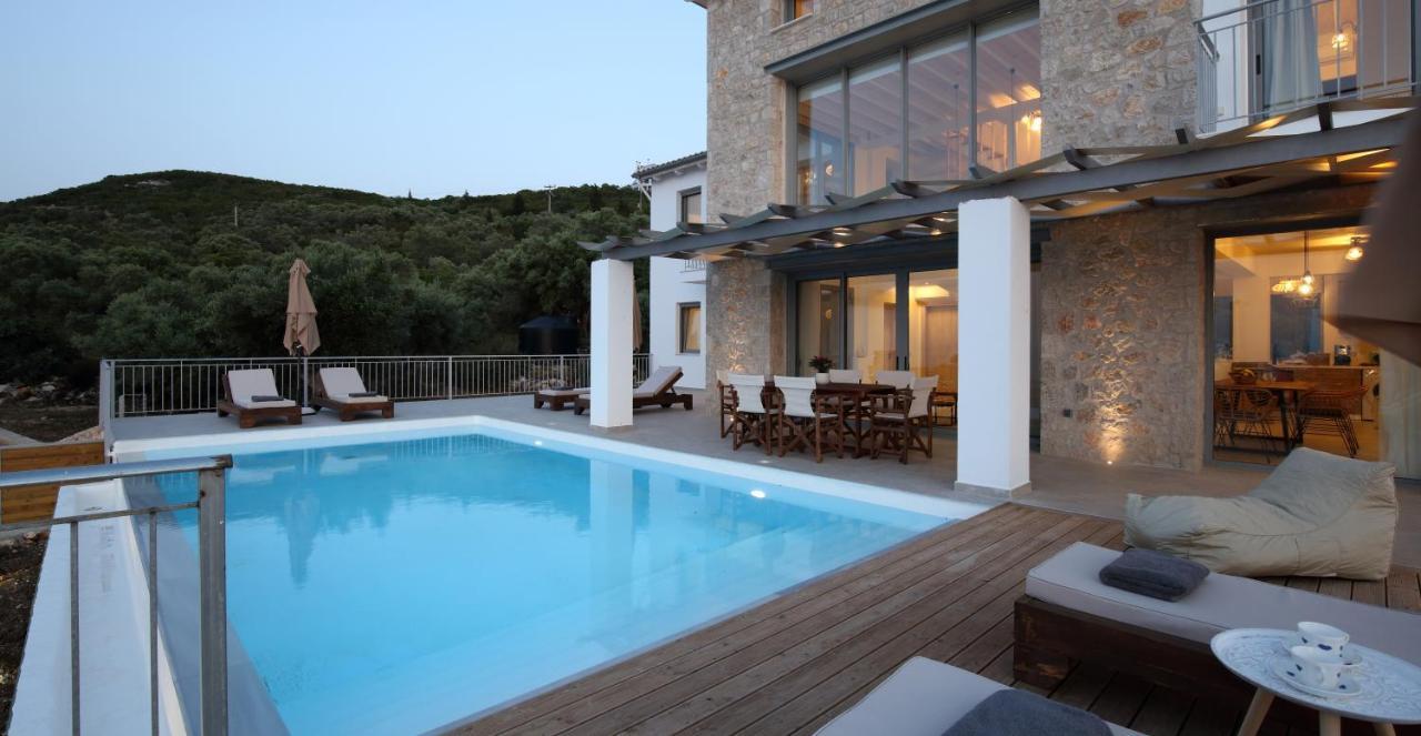 Tsakmakis Villas Luxury- Panoramic Sea View - Lefkada Tsoukaládhes Екстериор снимка