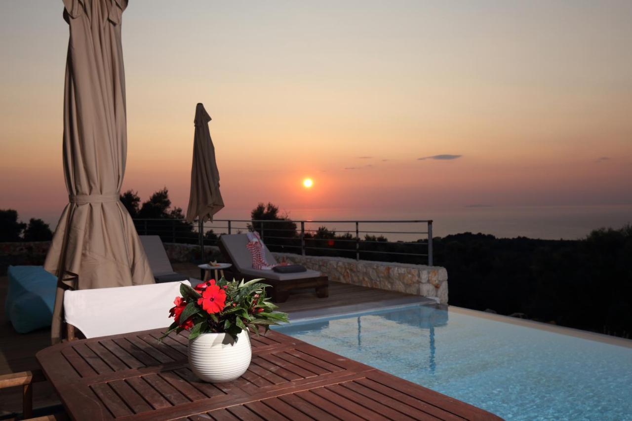 Tsakmakis Villas Luxury- Panoramic Sea View - Lefkada Tsoukaládhes Екстериор снимка