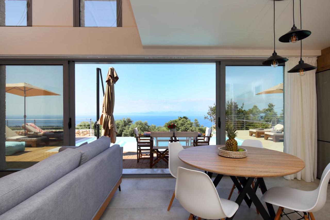 Tsakmakis Villas Luxury- Panoramic Sea View - Lefkada Tsoukaládhes Екстериор снимка