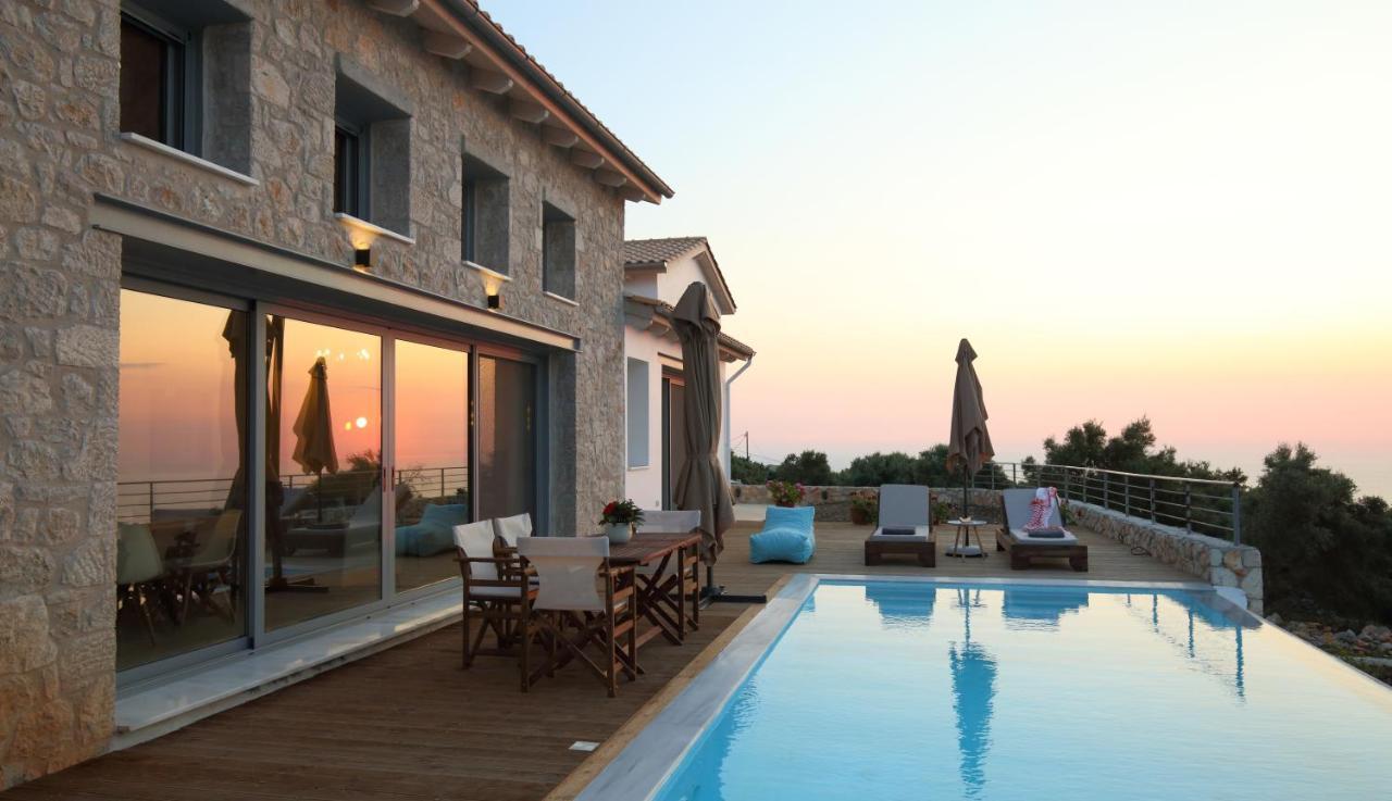 Tsakmakis Villas Luxury- Panoramic Sea View - Lefkada Tsoukaládhes Екстериор снимка