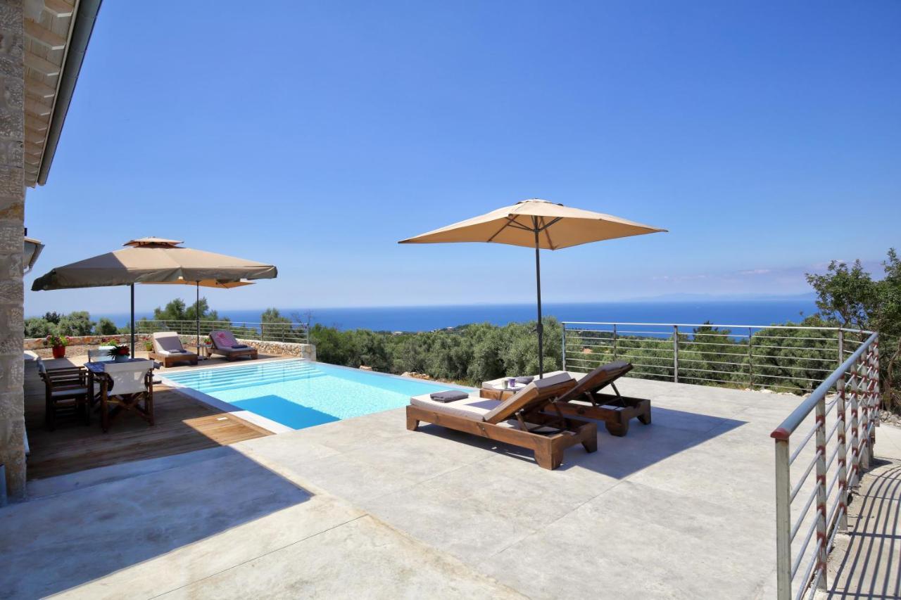 Tsakmakis Villas Luxury- Panoramic Sea View - Lefkada Tsoukaládhes Екстериор снимка