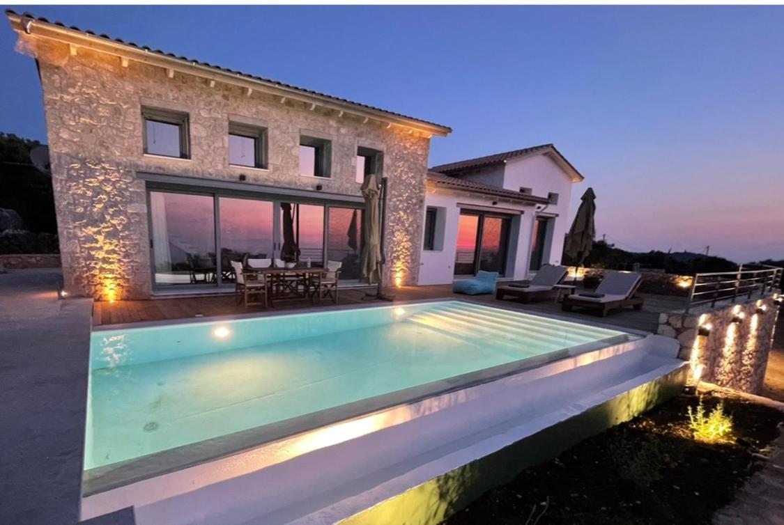 Tsakmakis Villas Luxury- Panoramic Sea View - Lefkada Tsoukaládhes Екстериор снимка