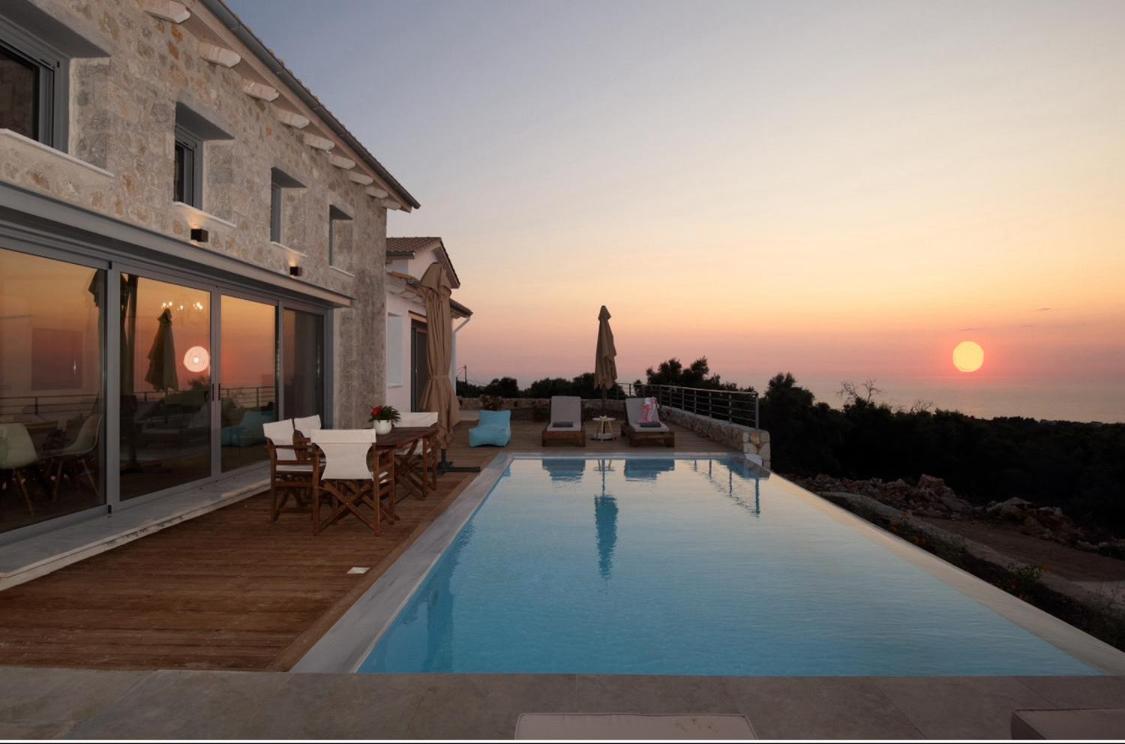 Tsakmakis Villas Luxury- Panoramic Sea View - Lefkada Tsoukaládhes Екстериор снимка